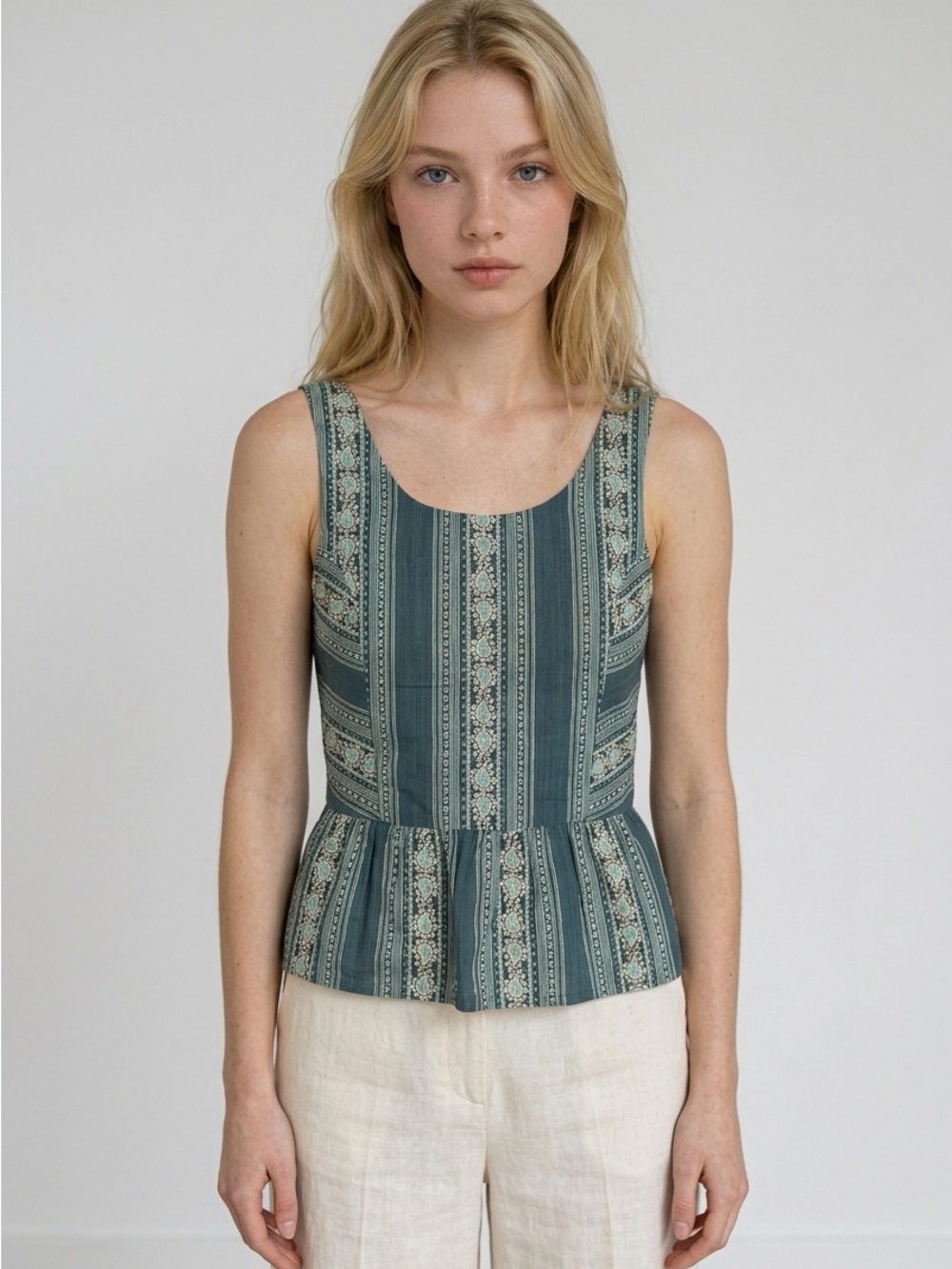 🌿 PrAna Boho Tank Top M 🌊 Festival Vibes 💃
